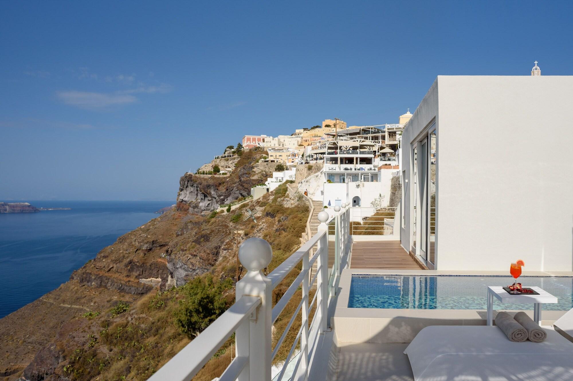 Nefeles Luxury Suites ฟิรา ภายนอก รูปภาพ